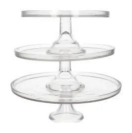 Glass Cake Stand 30cm - Image 3