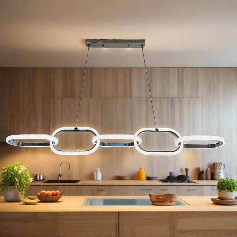LED crystal dining pendant Lamp