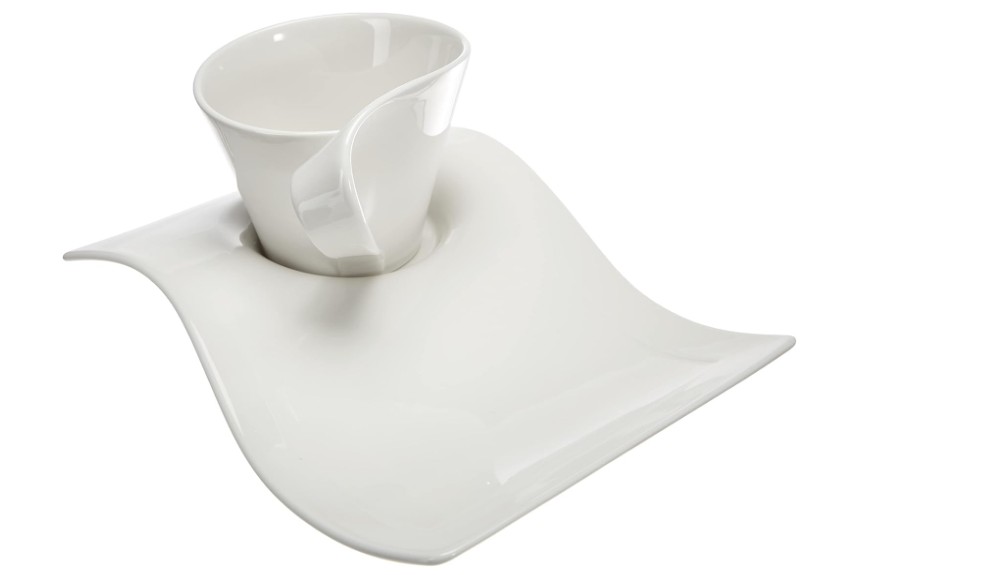 Wavy Cup and Saucer 12 Pcs Set - Image 3