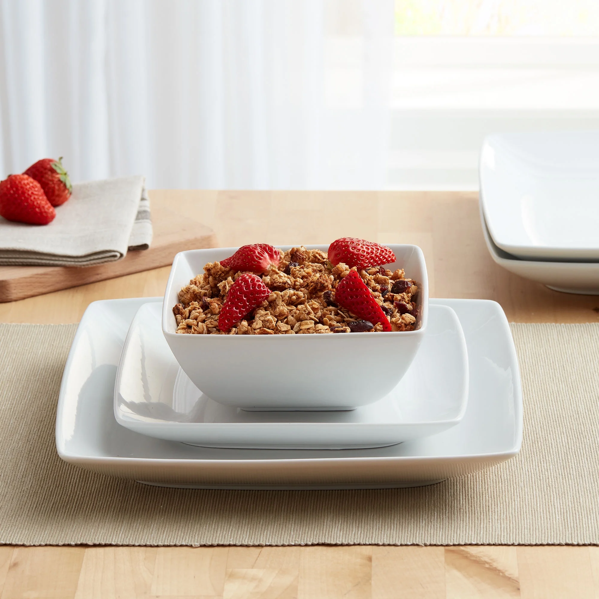 12-Piece Porcelain Dinnerware - Image 2