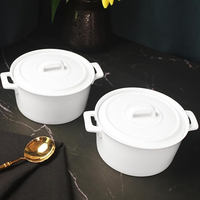 3L Casserole Dish with Lid Set of 2 - Image 2