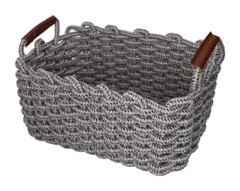 Handwoven Rope Storage Basket 35cm