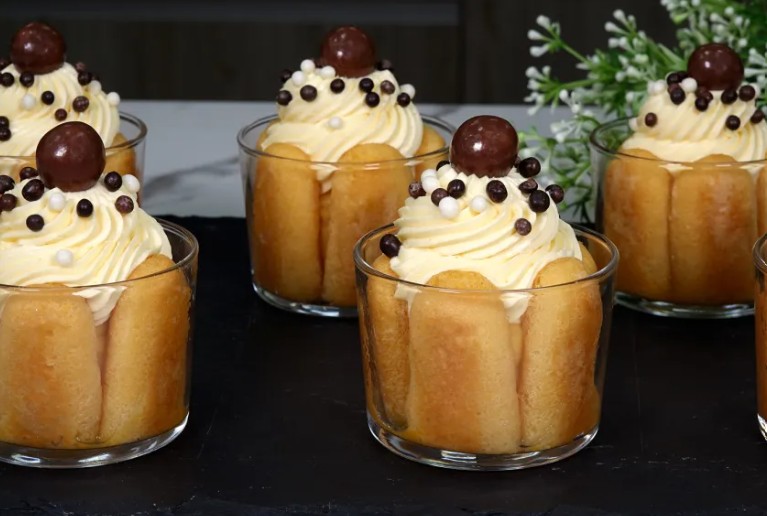 Dessert Glass Cups 4pcs 200ml - Image 3