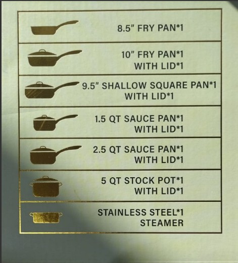 12 Psc Cookware Set - Image 5