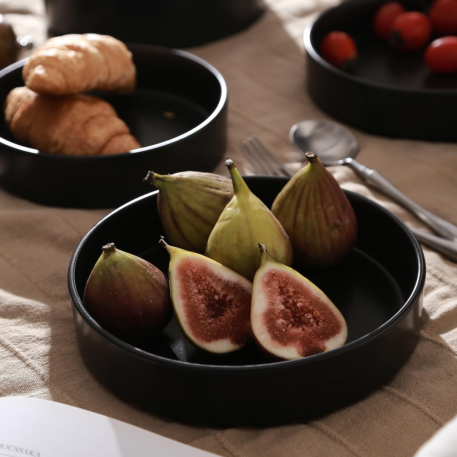 Stoneware Pasta Bowls Set of 6