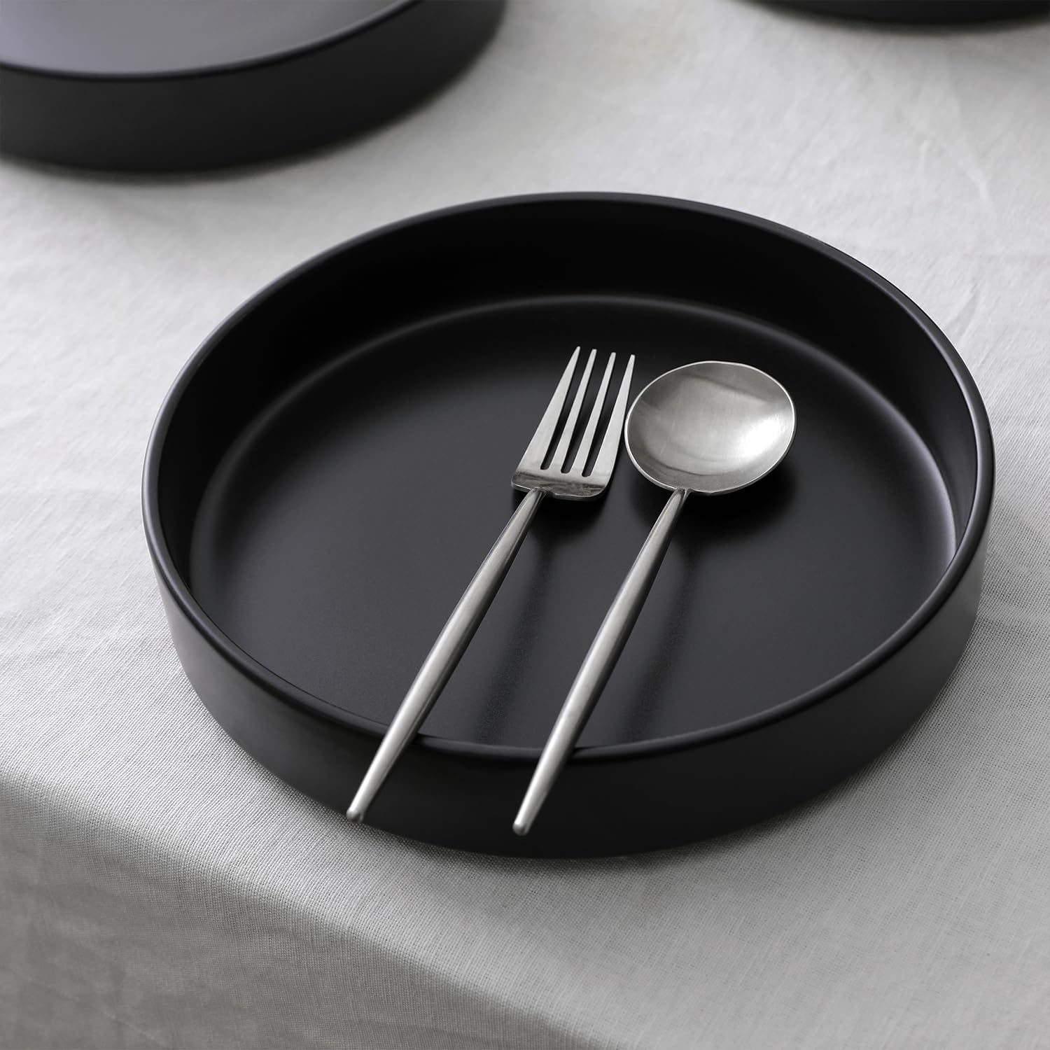 Stoneware Pasta Bowls Set of 6 - Image 4