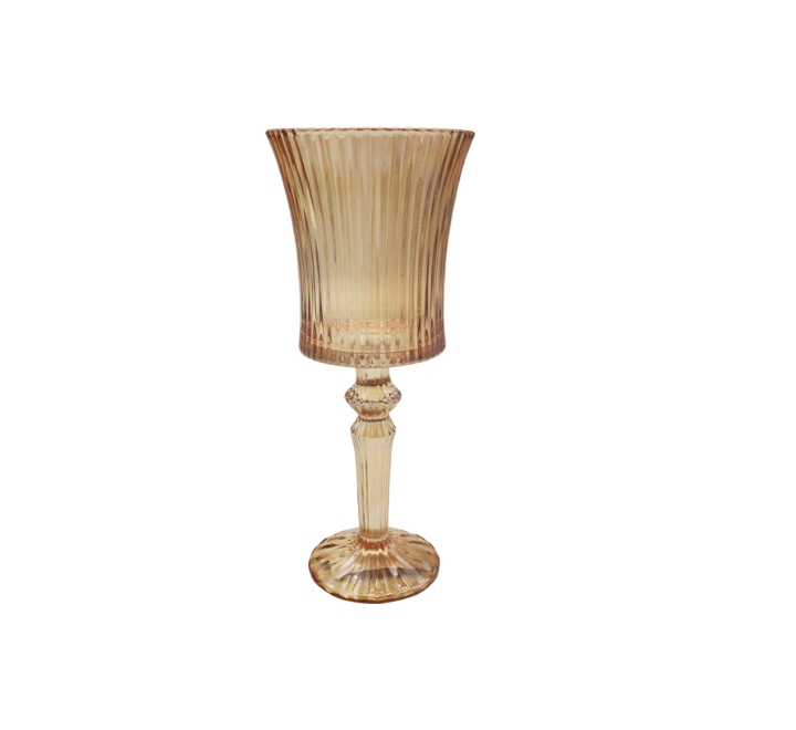 Wine Glass Elegant Ribbed Design set of 6