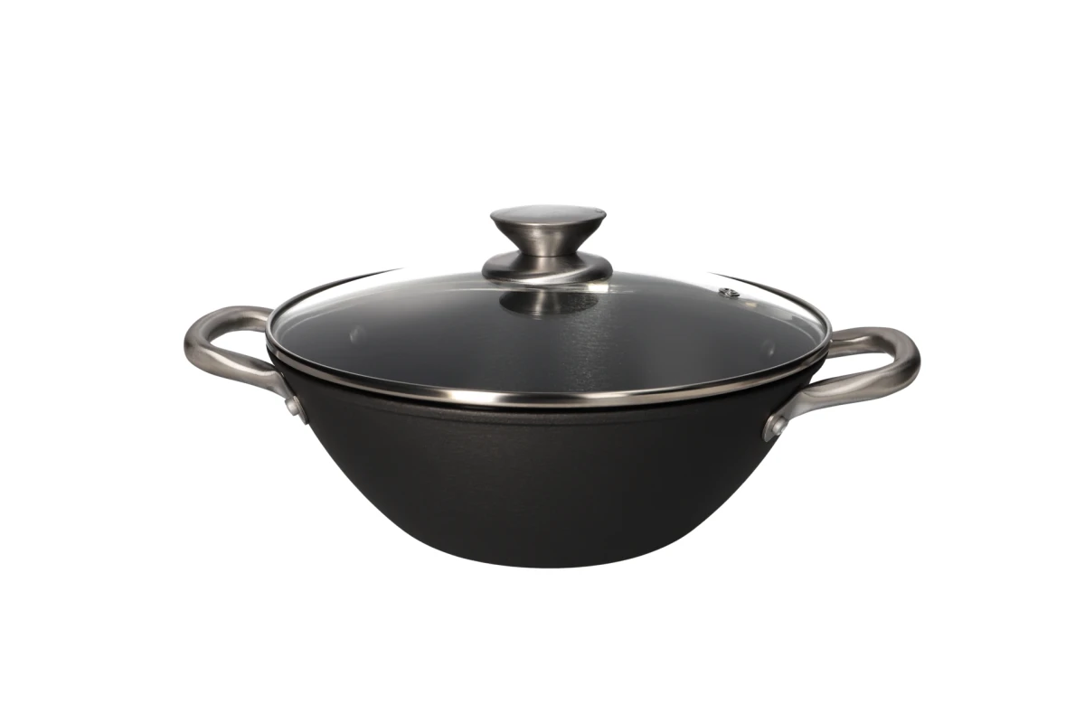 Cast-Iron Non-Stick Wok 35.5cm