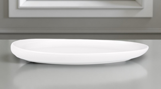 Verge Ceramic Oval Platter Set of 2 (49cm) - Image 3