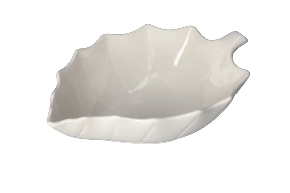 White Leaf Salad Bowl Set of 3 (31cm)